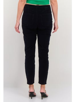 GANT Women Slim Fit Corduroy Stretchable Jeans, Dark Navy  - Image 4