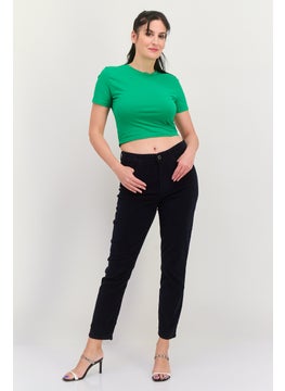 GANT Women Slim Fit Corduroy Stretchable Jeans, Dark Navy  - Image 2