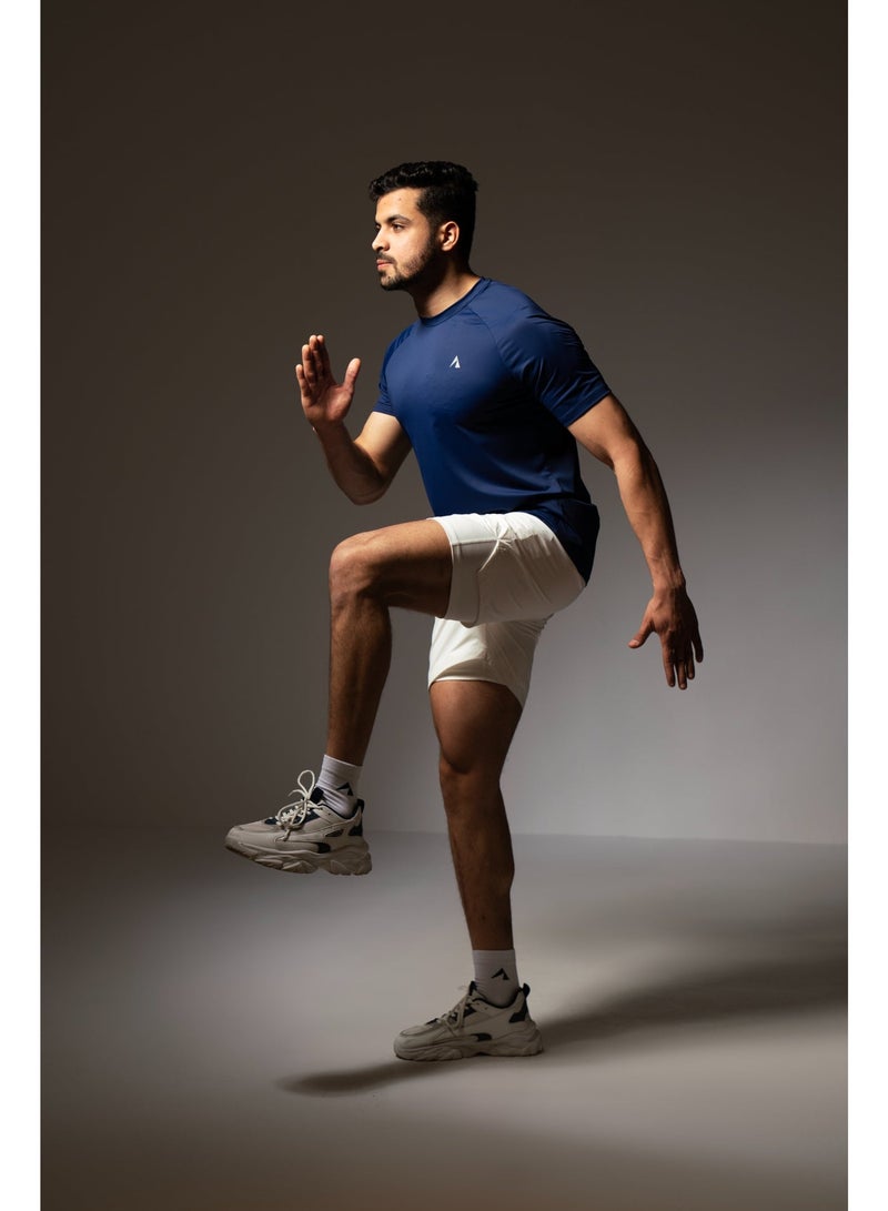 Men's Navy Blue sports t-shirt XXL - Image 5