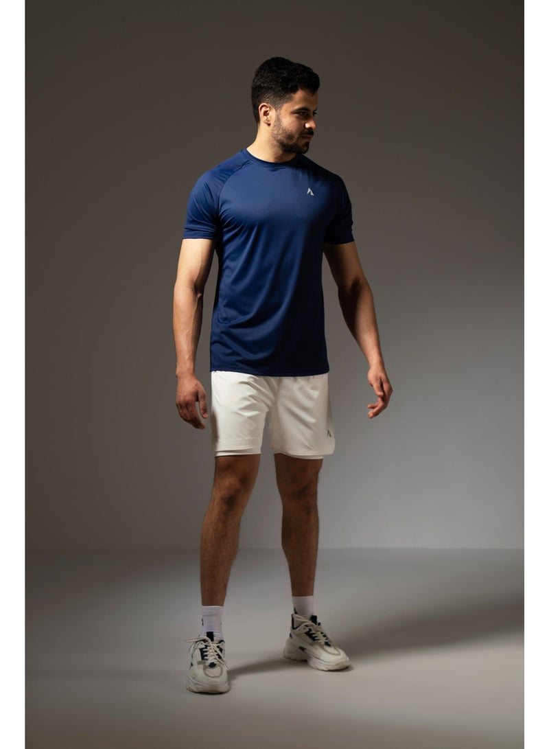 Men's Navy Blue sports t-shirt XXL - Image 3