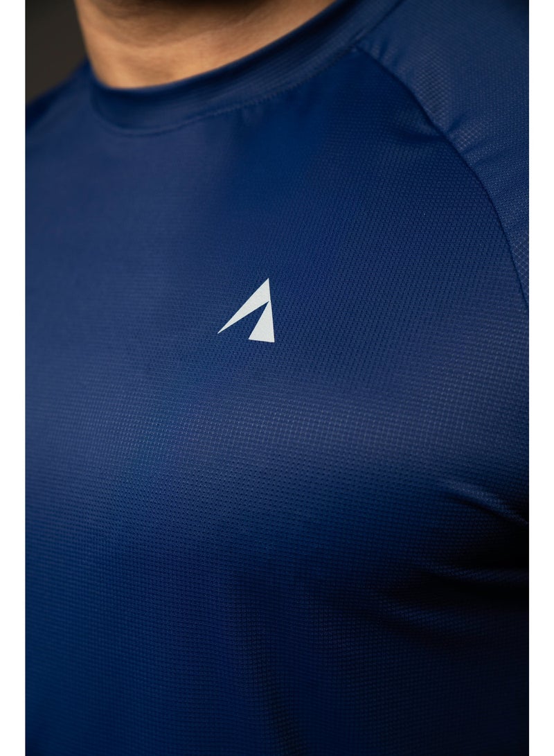 Men's Navy Blue sports t-shirt XXL - Image 1