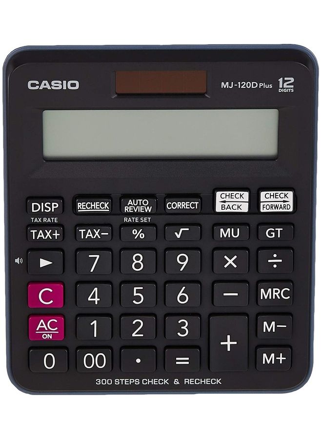 CASIO 12-Digit Basic Calculator Black - Image 1