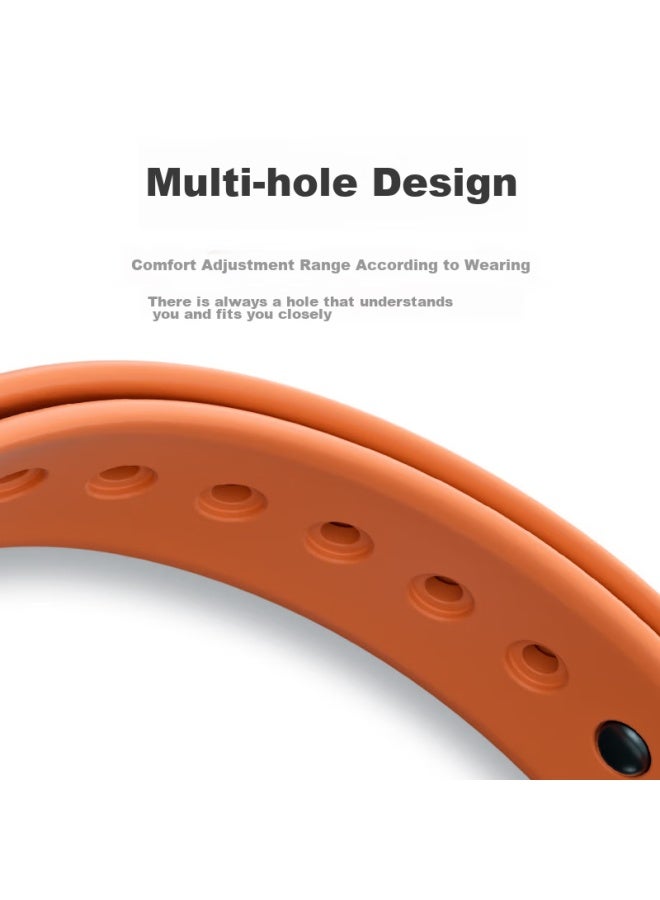 Canghua Compatible With Xiaomi Band 6 Wristband, Suitable For Xiaomi Band 5/6/7 Generation Wristband, Nfc Version Replacement Strap, Tpu Silicone Strap, Suitable For Xiaomi Band 5/6/7 Nfc, Black - Image 5