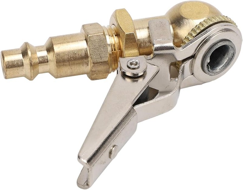 Universal 1 4 Inch FNPT Tire Inflator Chuck with Clip for Car Truck Motorcycle 150 PSI - Image 4