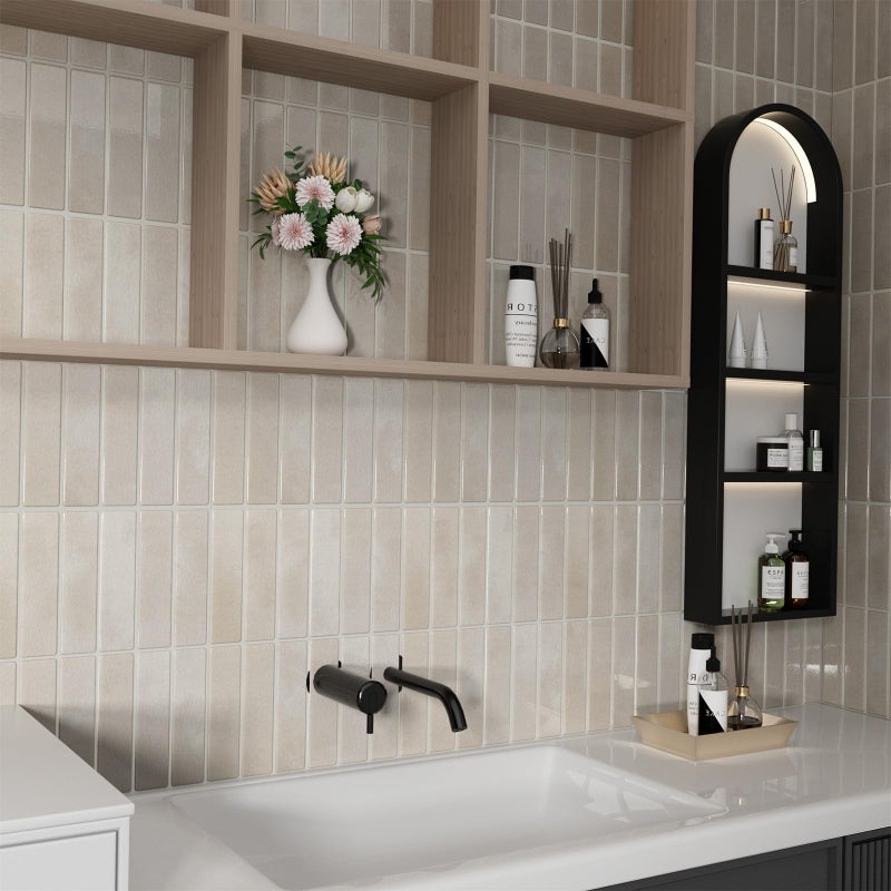 Umedol Peel and Stick Backsplash 10-Sheets of 11.42'' x 9'' Self-Adhesive Peel and Stick 3D Wall Tile for Kitchen, Bathroom - Image 4