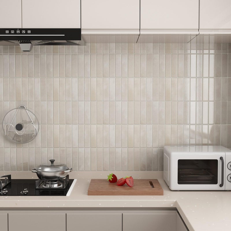 Umedol Peel and Stick Backsplash 10-Sheets of 11.42'' x 9'' Self-Adhesive Peel and Stick 3D Wall Tile for Kitchen, Bathroom - Image 3