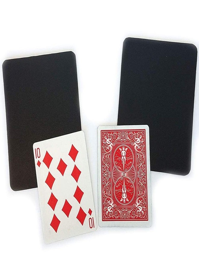MilesMagic Card Through Coaster Boards Gimmick Magic Trick | Magician’s Close Up Street Stage Penetration Effect | Coin & Card Illusion Prop with Instructions - Image 2