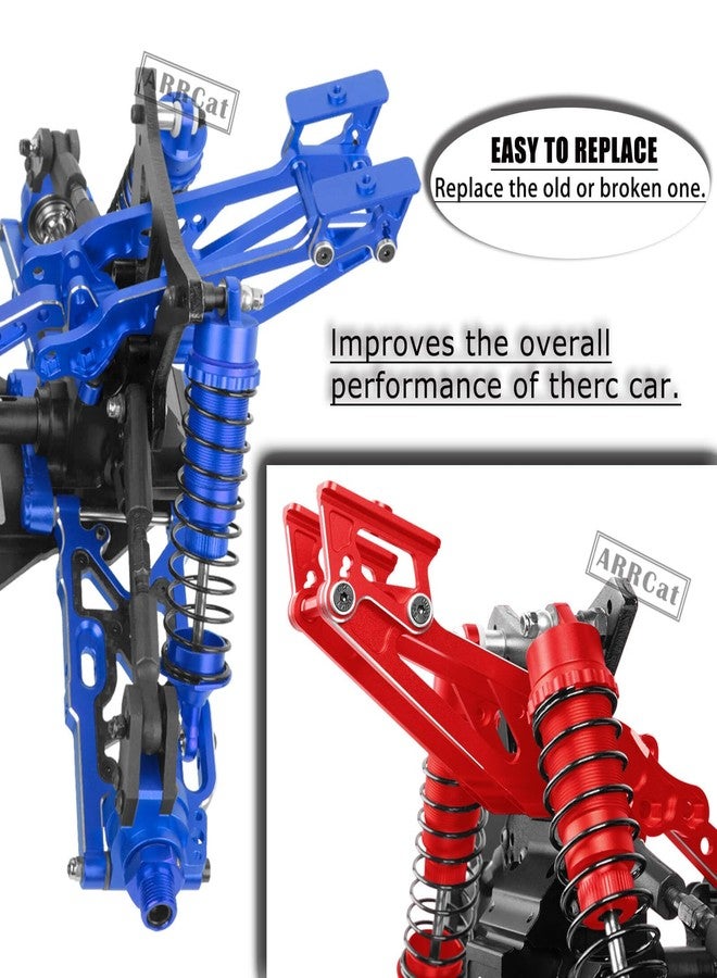 ARRCat Aluminum Wing Mount Upgrades Part for 1/8 Typhon 6S BLX,Outcast 6S BLX,Kraton 6S BLX,Notorious 6S BLX,Talion 6S BLX,ARRCat Hops Up Upgrades Part,Replace AR320347 (Blue) - Image 4