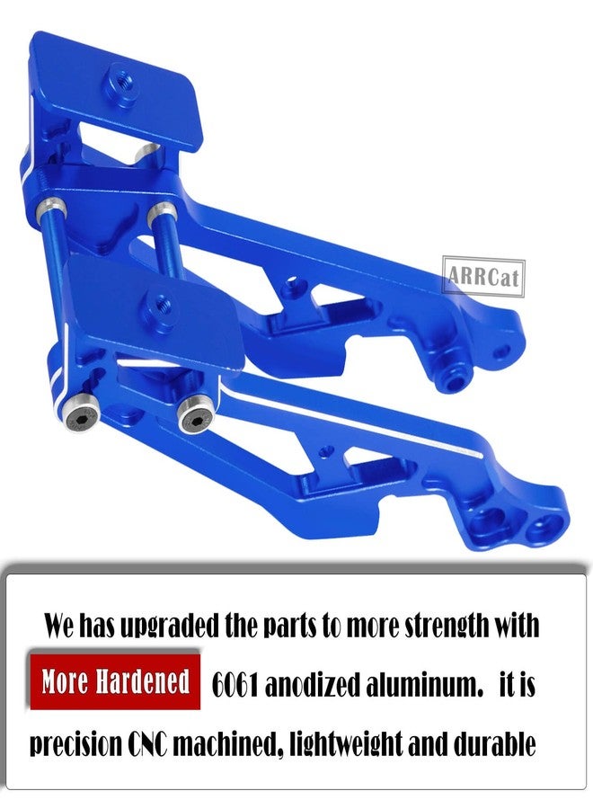ARRCat Aluminum Wing Mount Upgrades Part for 1/8 Typhon 6S BLX,Outcast 6S BLX,Kraton 6S BLX,Notorious 6S BLX,Talion 6S BLX,ARRCat Hops Up Upgrades Part,Replace AR320347 (Blue) - Image 3