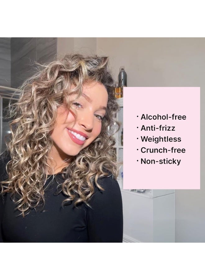WOW Curl Defining Anti-Frizz Hair Spray – Lightweight Moisture Formula for Soft, Bouncy & Defined Curls, Humidity-Resistant Styling Treatment for Frizz-Free, Natural-Looking Hair - Image 5
