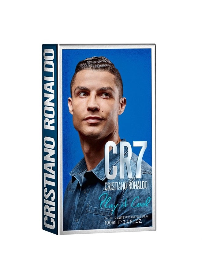 Cristiano Ronaldo CR7 Play It Cool Cristiano Ronaldo - Eau De Toilette Cologne Scent for Men - With Mandarin, Bergamot, Lavender, and Musk - From Cristiano Ronaldo's Original Men's Fragrance Collection - 3.4 oz - Image 3