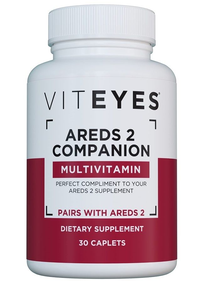 Viteyes Classic AREDS 2 Companion Multivitamin Supplement, Comprehensive Multivitamin Formula for AREDS 2 Users, 30 Capsules, Companion Caplet - Image 1