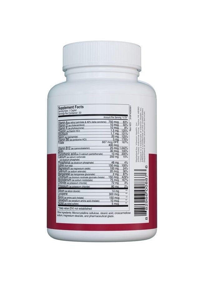 Classic AREDS 2 Companion Multivitamin Supplement, Comprehensive Multivitamin Formula for AREDS 2 Users, 30 Capsules, Companion Caplet - pzsku/Z11743F2EE050D044EC50Z/45/_/1681771816/c7981613-d575-4316-93c9-6acd7a42dda2