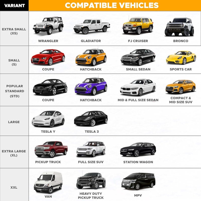 EcoNour غطاء الزجاج الأمامي للثلج والجليد - يناسب جميع السيارات، SUV، الشاحنات، قماش أكسفورد 600D المقاوم للصقيع، يشمل أحزمة مضادة للسرقة، متوسط (69"x42") - Image 3