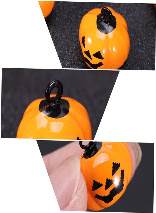 ORFOFE 5 Pcs Pumpkin Collar Bells Pet Halloween Pendant Jingle Charm for Dog Collars Small Durable Copper Accessories - Image 5