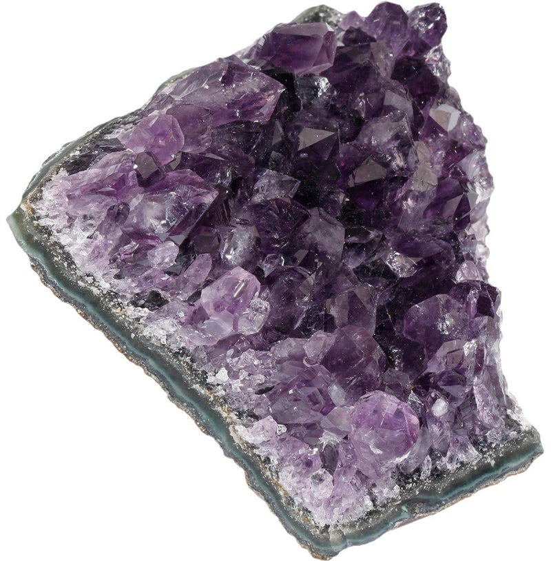 SUNYIK Natural Amethyst Quartz Crystal Cluster,Druzy Geode Specimen Gemstone Sculpture Sphere(0.4-0.6lb) - Image 2