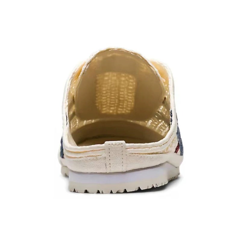 Onitsuka Tiger MEXICO 66 SABOT Unisex White/Blue Slip-On Sandals – Simple Versatile Breathable Everyday Style - Image 4