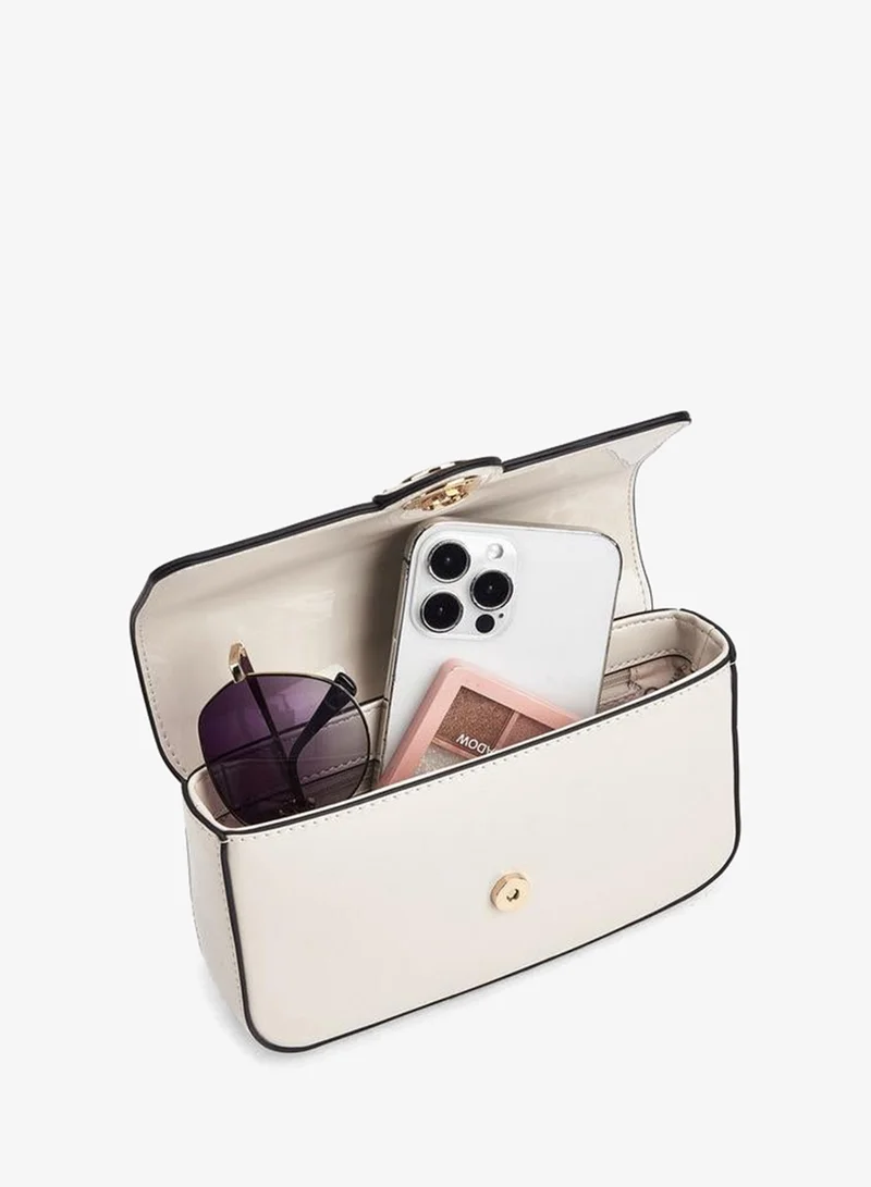 Celeste IVORY Solid Crossbody Bag with Chain Strap for Women | Best Price UAE