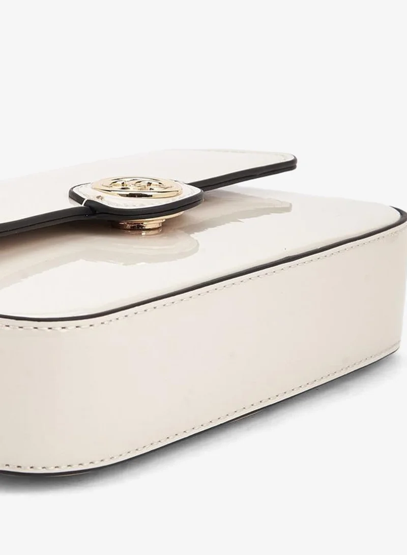 Celeste IVORY Solid Crossbody Bag with Chain Strap for Women | Best Price UAE