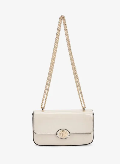 Celeste Solid Crossbody Bag with Chain Strap