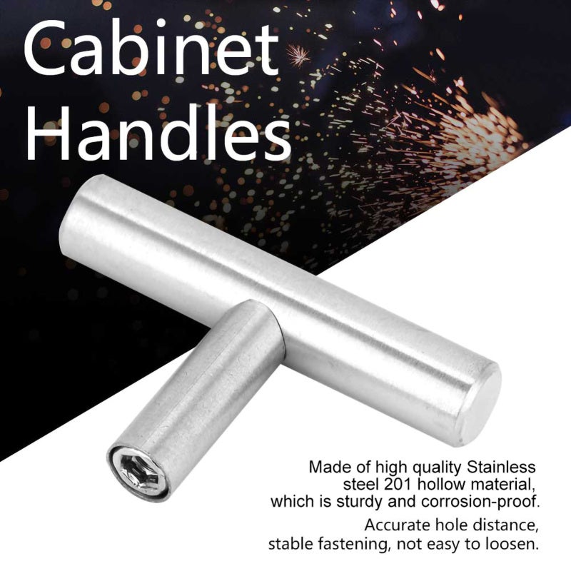 Cabinet Pull 200mm Corrosion Proof Stainless Steel Handle - Stable Fastening Furniture Handle for Kitchen Cabinets Closets Drawers - Image 3
