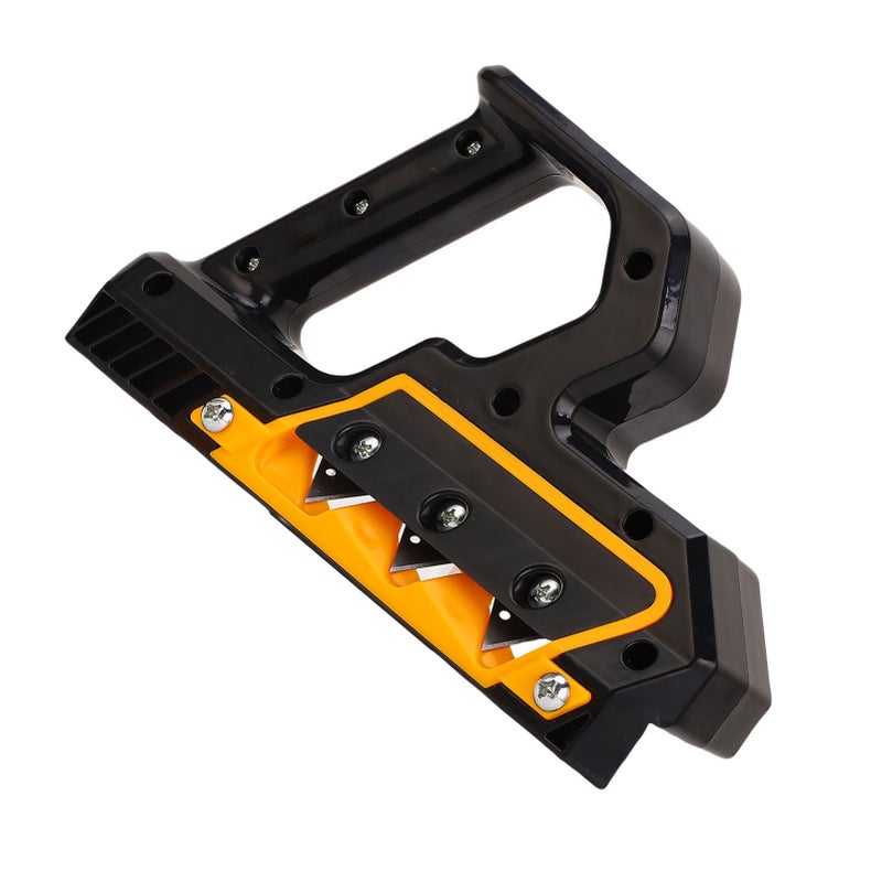 Drywall Chamfer Planer: Thick ABS & Stainless Steel Blades, 3-Piece 60° Angled Design - Rapid Accurate Cutting, Compatible With 9.5mm & 12.5mm Boards for Drywall Installation & Finishing Projects - Image 5