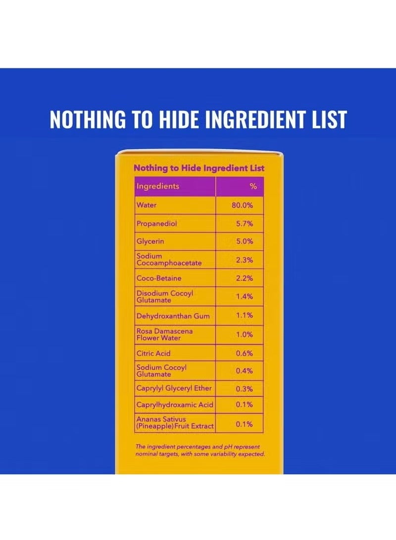 Good Molecules Hydrating Facial Cleansing Gel - Face Wash with Rosewater and Pineapple - Skincare for Face, Brighten, Cleanse and Moisturize - Image 5