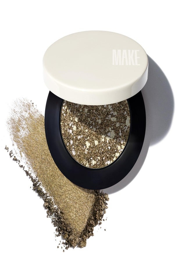 MAKE Beauty Multi-Chromatic Eye Shadow. Metal Reflecting Luminous Foil Finish Creamy, Buildable, Dimensional Long-wear, Crease-proof Powder Eyeshadow, Multichrome Shade - Surplus - Image 1