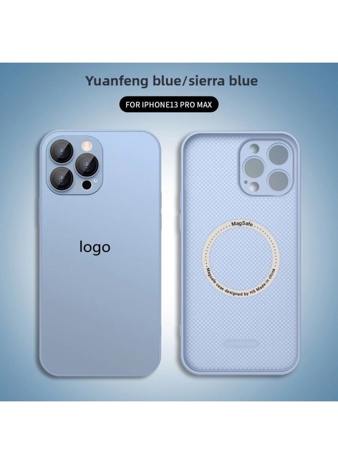 Digital Computer/For Iphone Protective Case - Transparent Clear Color Durable Tpu Material Precise Cutouts For Buttons Ports-Color:Far Peak Blue-Applicable Model:15