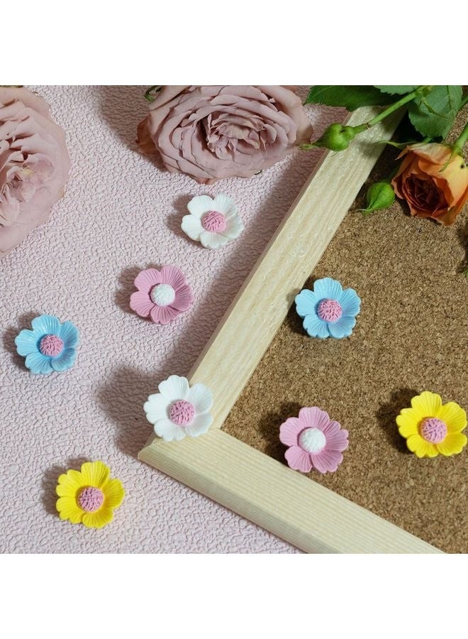 هومستر قطع 20 قطعة ممغنط للثلاجة ذات الزهرة القوية، ملصق مغناطيسي للثلاجة ثلاثية الأبعاد ذات اللون الازرق، خزانة ظريفة، مطبخ، لوح أبيض، ممغنط لتزيين المكتب (خليط) - Image 2