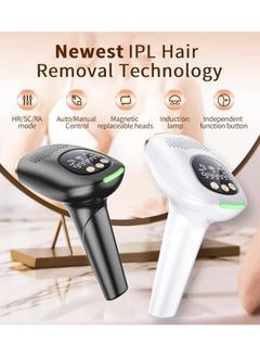 keloray Laser Painless Fast Hair Removal, Hair Removal Device with Ice-Cooling Painless Care Function for Women and Man, IPL Hair Remover 999,999 Flashes for Facial Armpits Legs Arms Bikini Line (White Type 1)  - Image 2