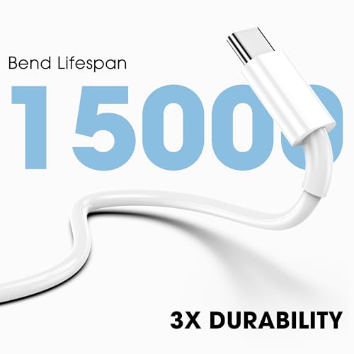FEEL2NICE Apple USB C to USB C Charging Cable 3Pack 3ft, USBC Fast Charger Cord, 60W Type-C to Type-C Cable for iPhone 17/16 Pro Max Plus, iPhone 17 Air, iPad Air/Pro - Image 5