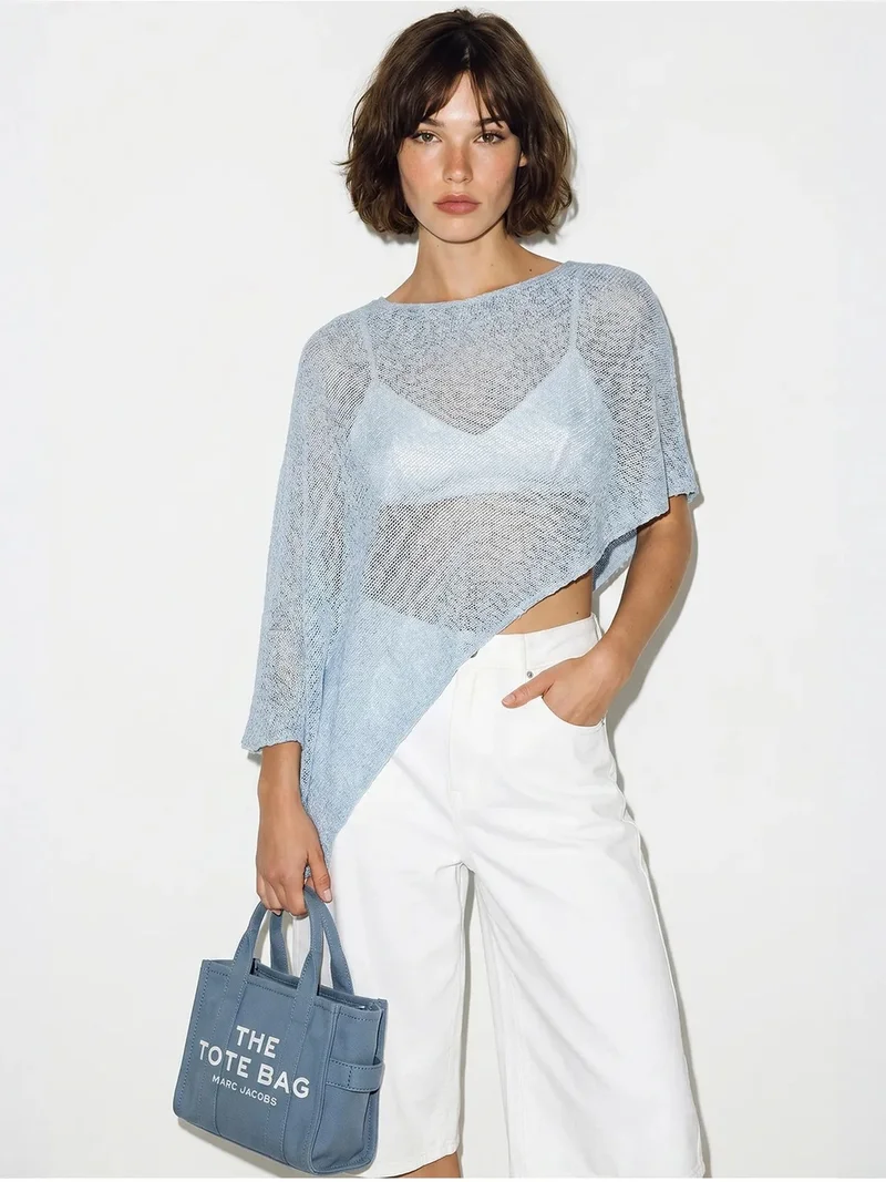 بيانكو لوتشي LUCCI Women’s Knit Cut-Out Beach Cover-Up