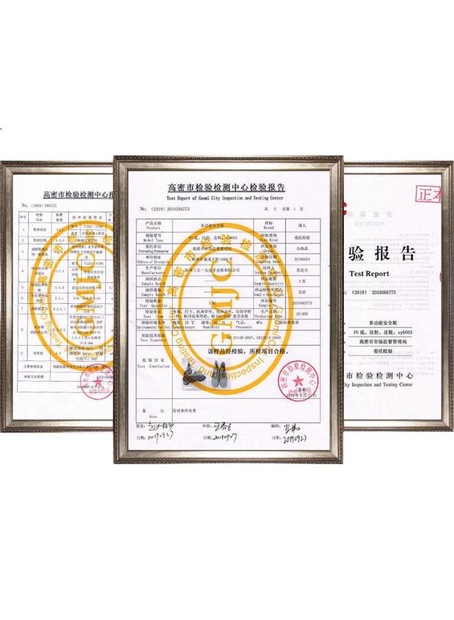 Strongman Zy6003 Jihua 3515 Unisex Safety Shoes With La Certification, 6Kv Electrical Insulation Function, Anti-Smashing Steel Toe Construction Safety Shoes, Yellow, Size 41 - Image 3