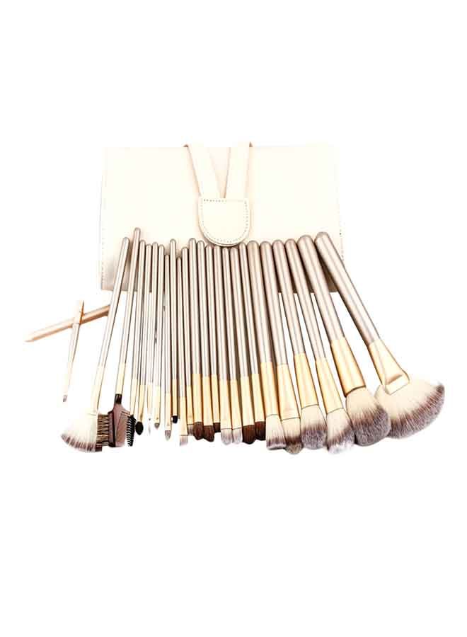NIBEMINENT 24-Piece Professional Makeup Brush Set Multicolour