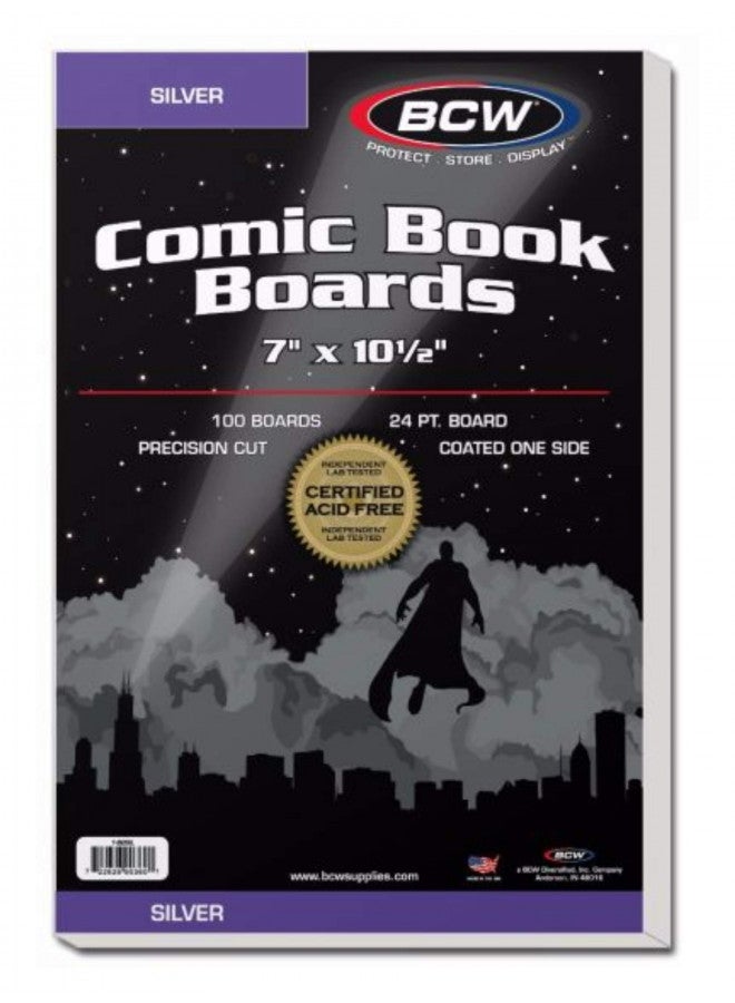 BCW Silver Age Comic Bags and Backer Boards - 100ct  - Image 2