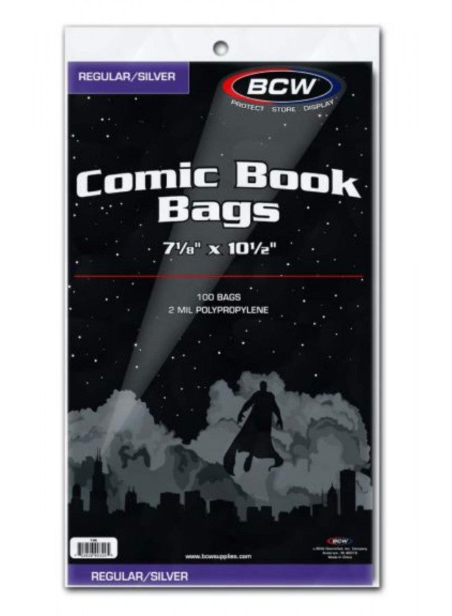BCW Silver Age Comic Bags and Backer Boards - 100ct  - Image 1