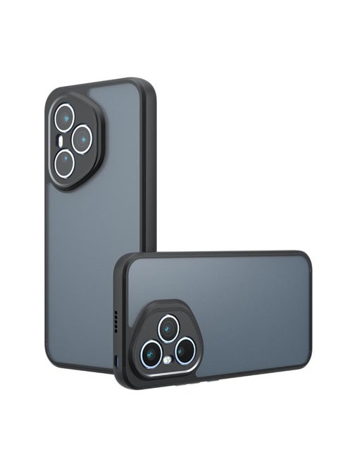 جراب حمايه اسود مط غير لامع ومقاوم للصدمات متوافق مع Honor 400 Pro (أسود )