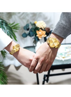 OLEVS OLEVS His and Her Couple Watches Business Men Women Couple Set Pair Watch Matching Romantic Quartz Watch Stainless Steel Waterproof Date Men's Watches Women Watches Wrist Watch  - Image 2