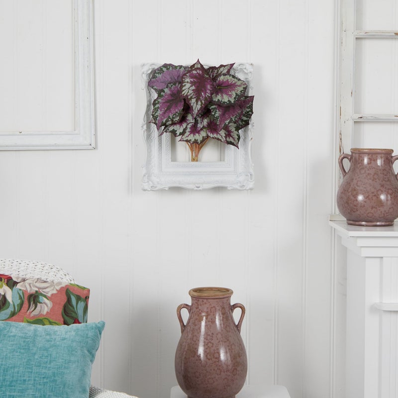 Nearly Natural Wax Begonia Bush (Set of 6) - Image 5