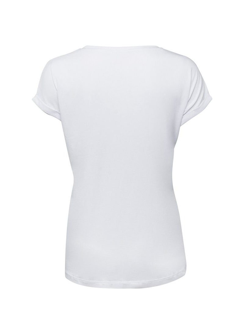 Biggdesign Womens Shirts Short Sleeve Cotton Crewneck T shirts for Women  - Image 2