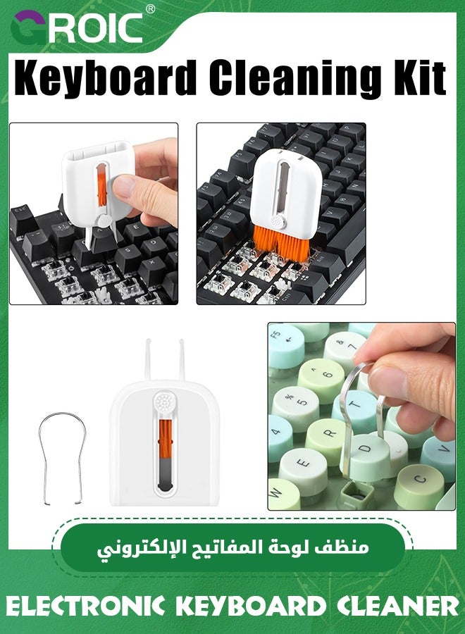 GROIC Black Electronic Keyboard Cleaner for MacBook Pro iPhone, Computer Laptop Tablet PC Car Flat Screen Cleaning Spray Brush Pen for Smart TV Phone Camera Lens, Cool Office Desk Gadgets Gifts - Image 4