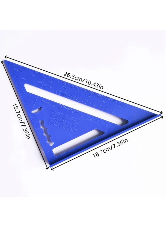 Heavy Duty Construction Protractor Angle Finder Red ABS Durable Clear Markings - Image 3