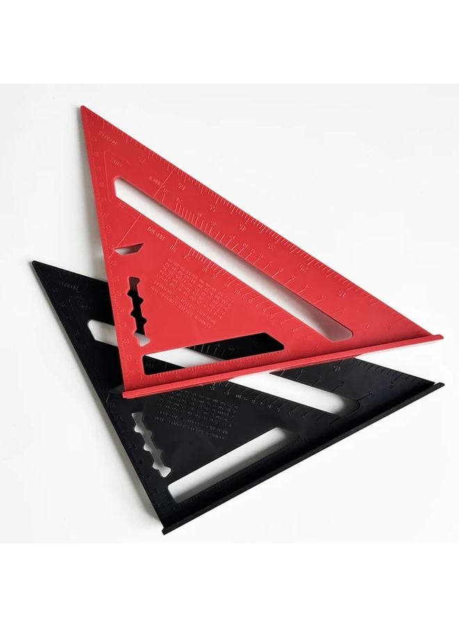 Heavy Duty Construction Protractor Angle Finder Red ABS Durable Clear Markings - Image 5