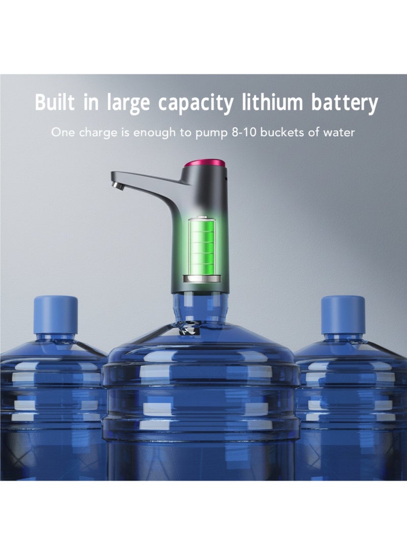 vexa pro Rechargeable Water Bottle Pump USB Charging Automatic Universal Wireless Smart Portable Drinking Water Dispenser Pump for 3 to 5 Gallon Bottle - Image 5