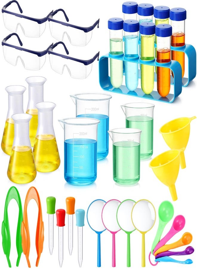 Copkim 39 Pcs Science Kits for Kids Educational Lab Science Experiments Early Learning Set Include Beakers and Test Tubes Droppers for Boys and Girls Birthday Party Gift - Image 1