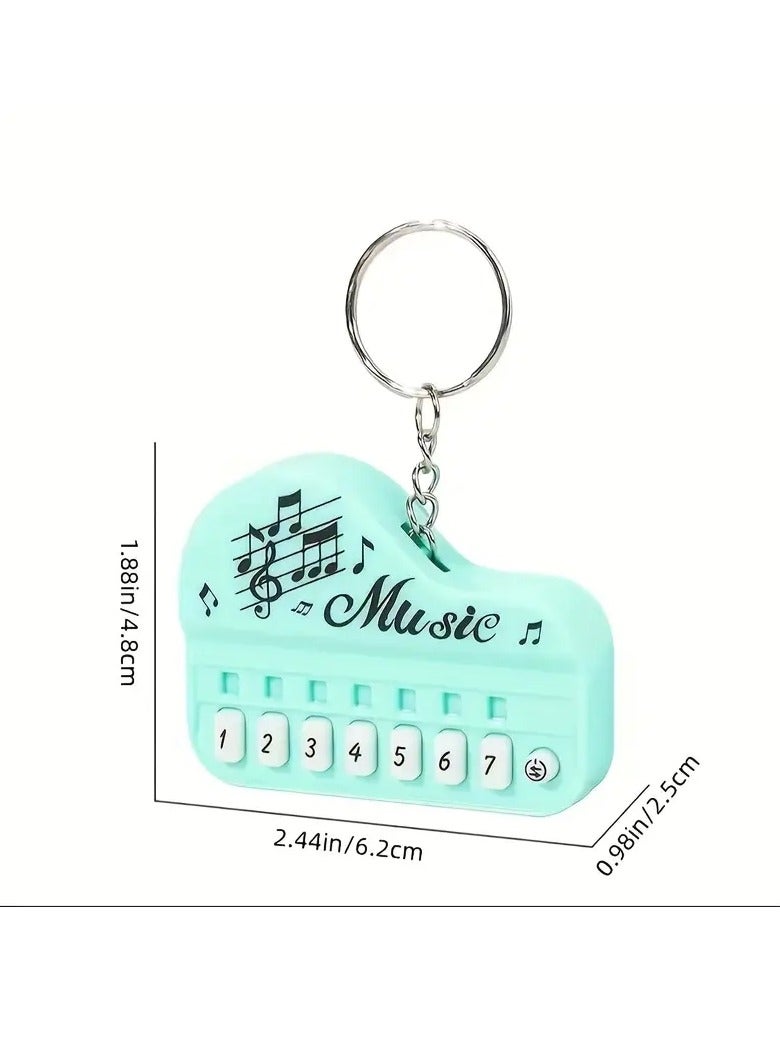 Gonice Mini Small Piano, Mini Electronic Organ Small Pendant, Luminous Music Toy Keychain, Playing Music Sounding Small Piano Small Gift  - Image 4