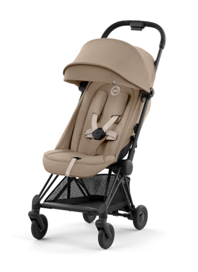 cybex Coya Stroller Matt Black - Cozy Beige  - Image 1