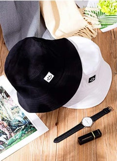 SYOSI Unise Hat Summer Travel Bucket Beach Sun Fishing Hat Smile Face Visor Unisex Fashion Fisherman Cap, for Men Women Teens Kids  - Image 3