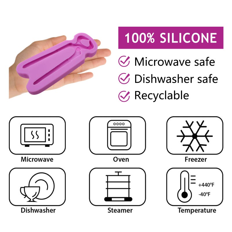 acvcatto Hand Tools Silicone Chocolate Molds  3 Packs Large Hammer Wrenches Pliers Construction Tools Baking Molds  3D Fondant Mold for Cake Decoration Candy Sugar Craft Gum Paste Clay - Image 3